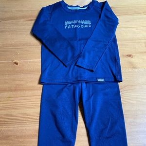 Patagonia Toddler Boys Capilene Set, Blue Size 3T